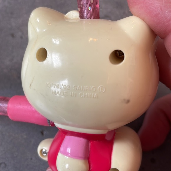 Vintage Sanrio Hello Kitty pink glitter cable bike lock Japan - Picture 8 of 12